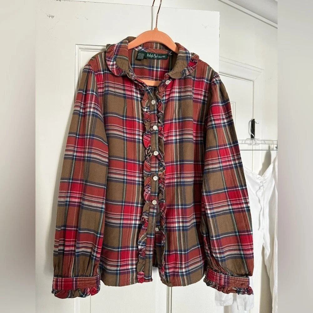COPY - Girls vintage Ralph laurenn button down shirt